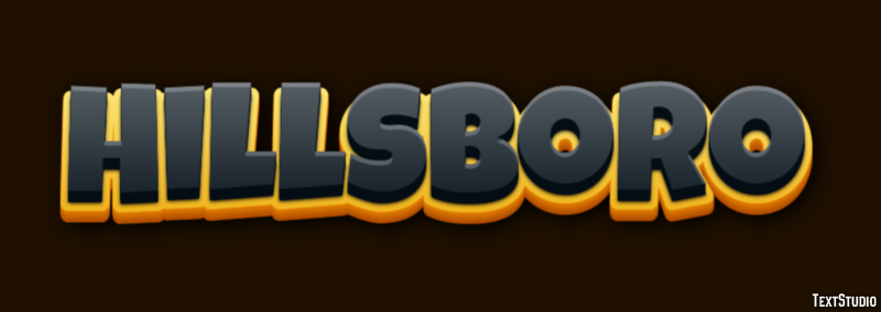 Hillsboro Effet de Texte