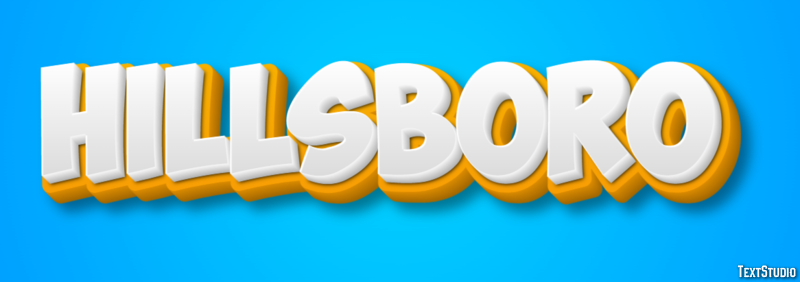 Hillsboro Effet de Texte