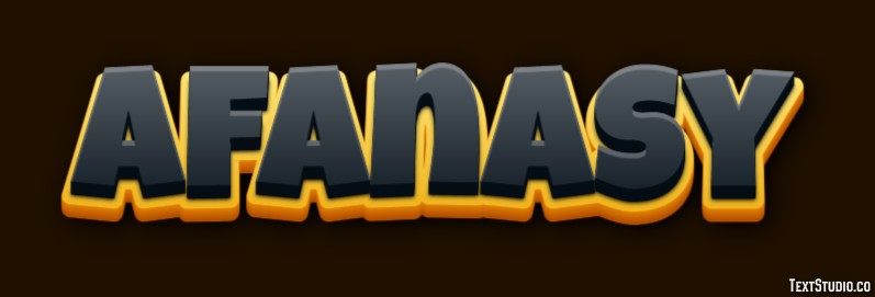 Afanasy Текстовый эффект