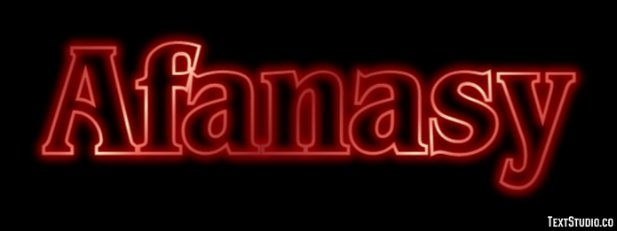 Afanasy Текстовый эффект