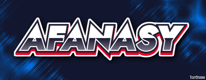 Afanasy Текстовый эффект