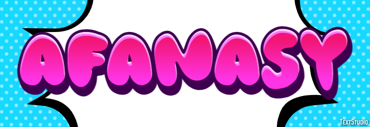 Afanasy Текстовый эффект