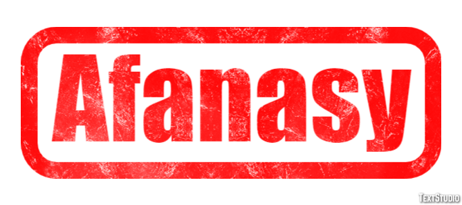 Afanasy Текстовый эффект