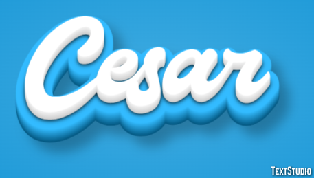 Cesar Text Effect