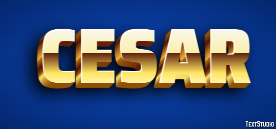 Cesar Text Effect