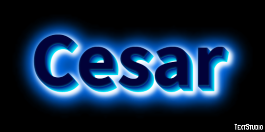 Cesar Text Effect