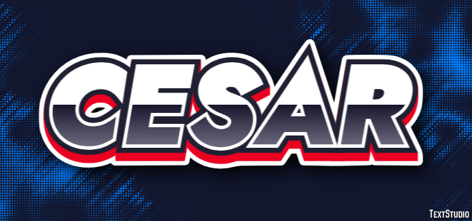 Cesar Text Effect