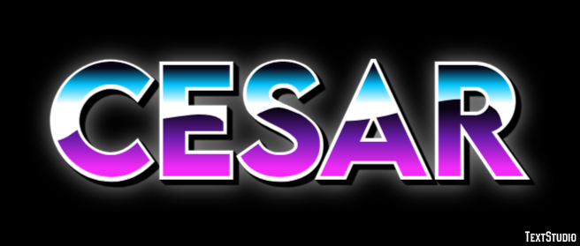Cesar Text Effect