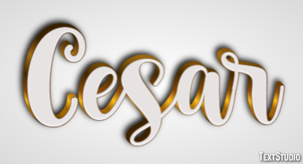 Cesar Text Effect