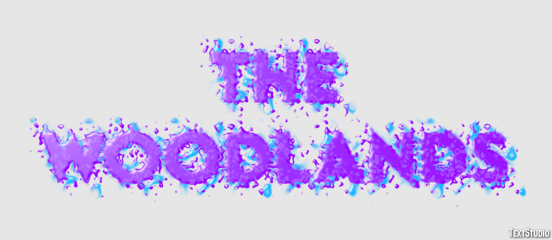 The Woodlands Effetto testo