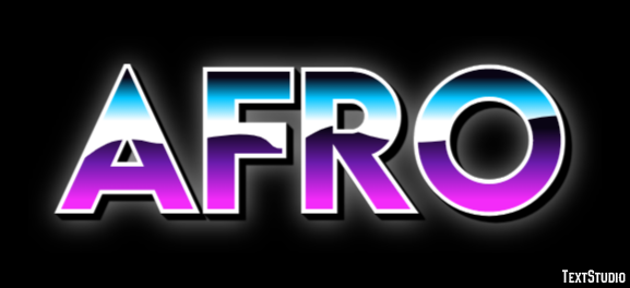 Afro Effetto testo