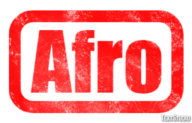 Afro Effetto testo