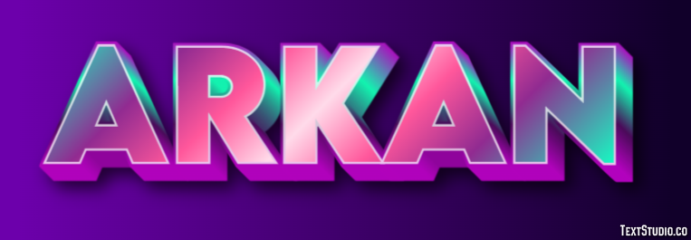 Arkan Text effect
