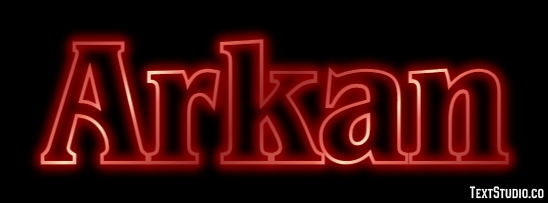 Arkan Text effect