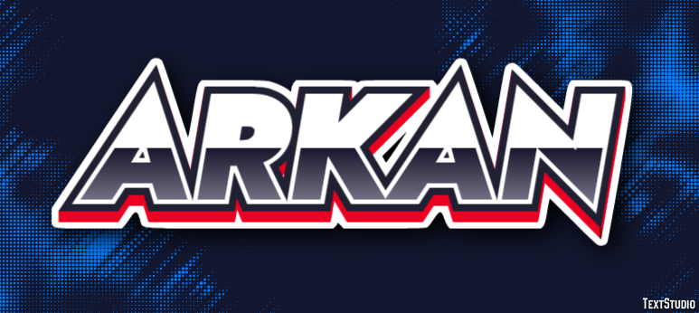 Arkan Effetto testo