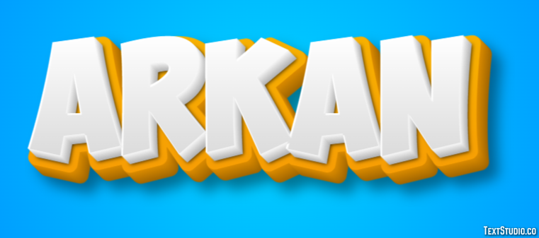 Arkan Text effect