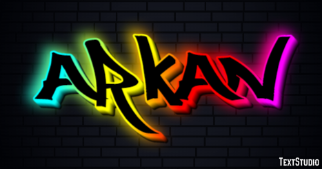 Arkan Text effect