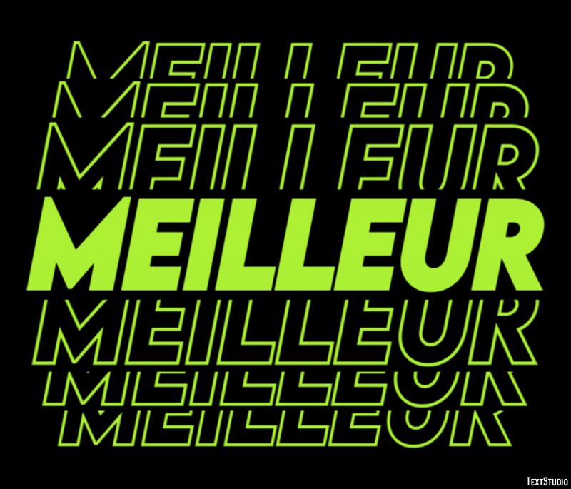 Meilleur Effet de texte