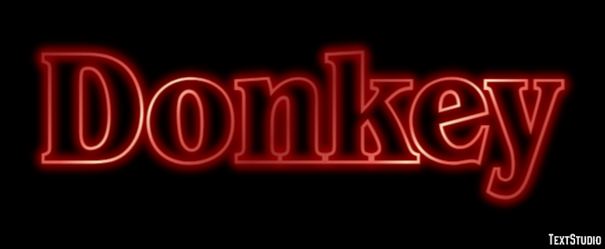 Donkey Text Effect