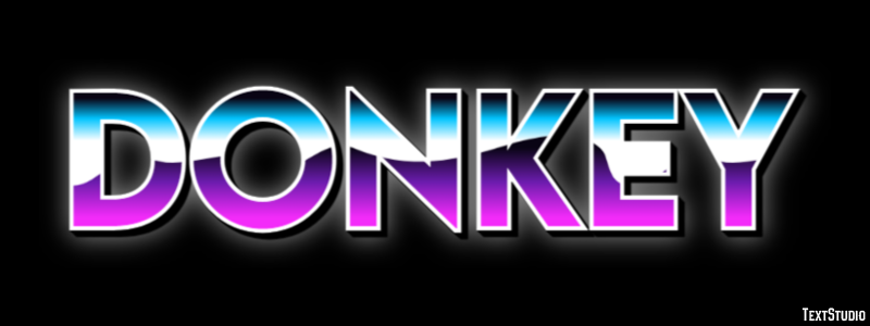 Donkey Text Effect