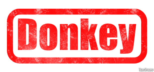 Donkey Text Effect