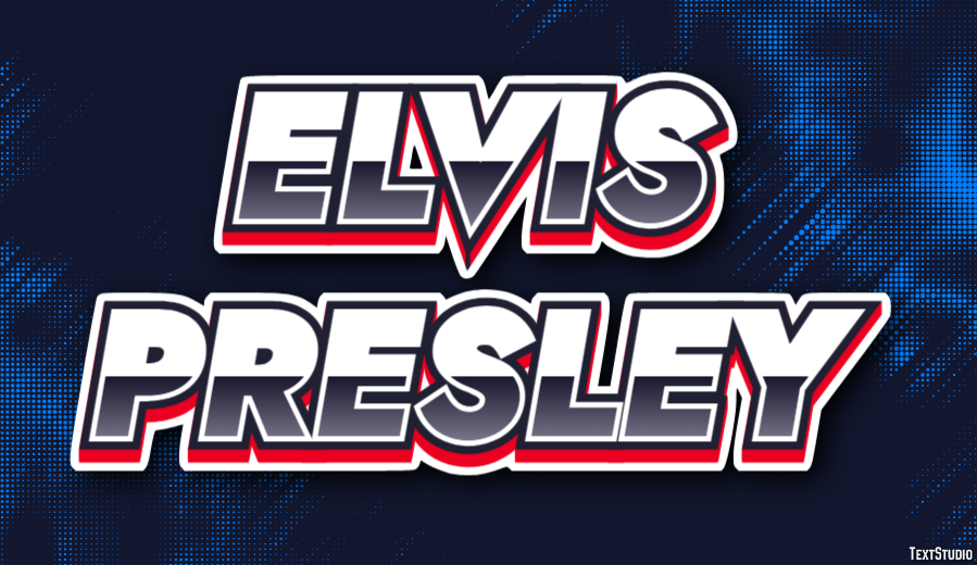 Elvis Presley Text Effect