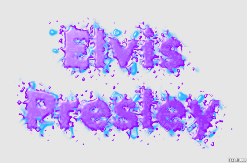 Elvis Presley Text Effect