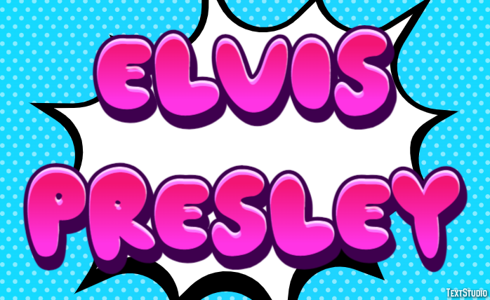 Elvis Presley Text Effect