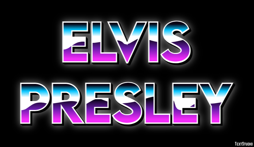 Elvis Presley Effetto testo