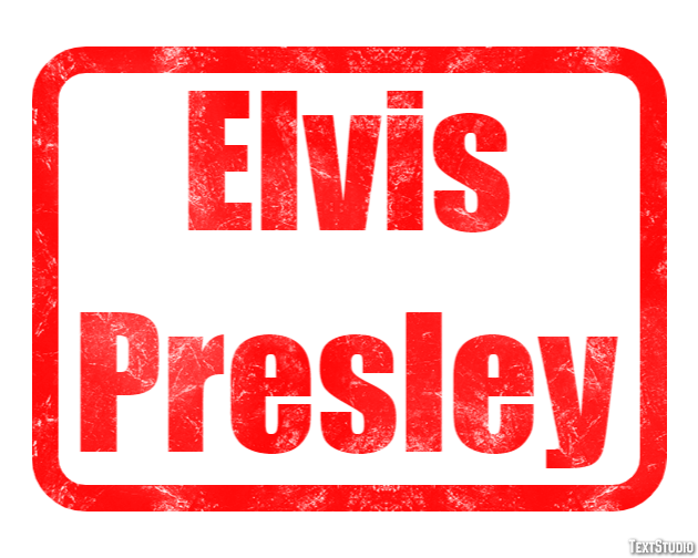 Elvis Presley Text Effect