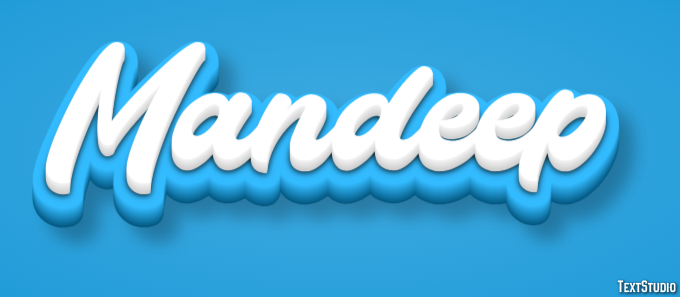 Mandeep Text Effect