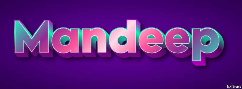 Mandeep Text Effect