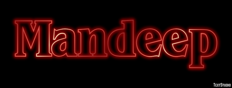 Mandeep Text effect