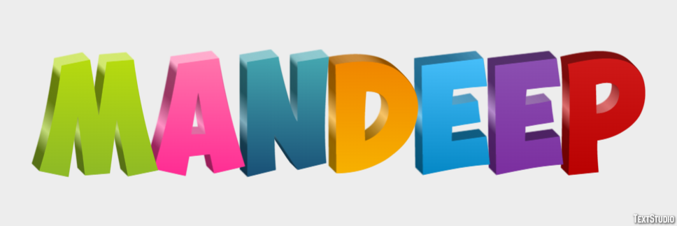 Mandeep Text effect