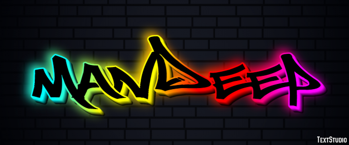 Mandeep Text effect