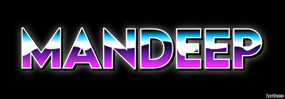 Mandeep Text Effect