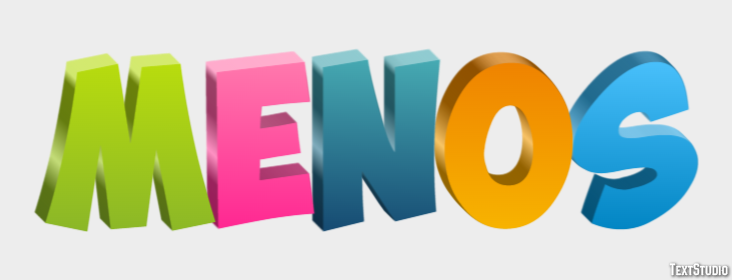 Menos Efeito de texto