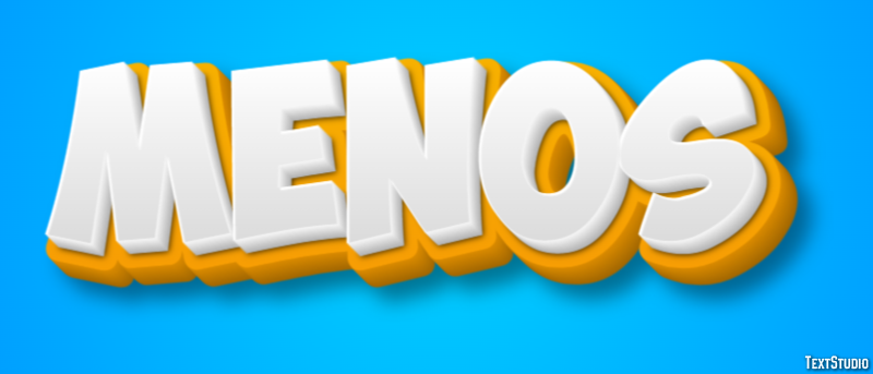 Menos Efeito do texto