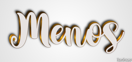 Menos Efeito do texto