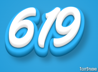 619 Efeito de texto