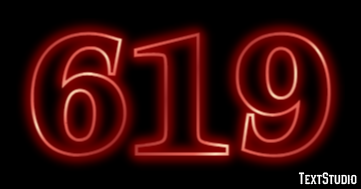 619 Efeito de texto