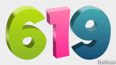 619 Efeito de texto