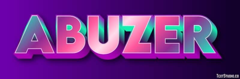 Abuzer Texteffekt