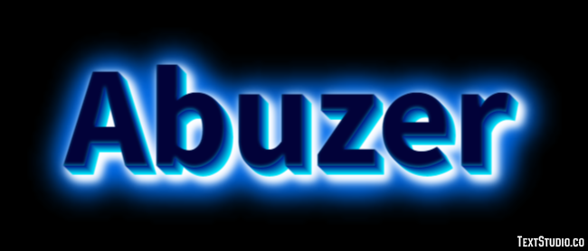Abuzer Texteffekt