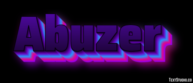 Abuzer Texteffekt