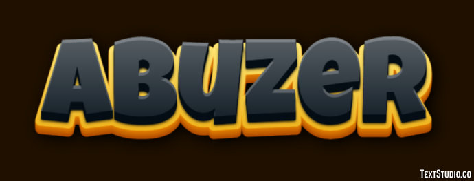 Abuzer Texteffekt