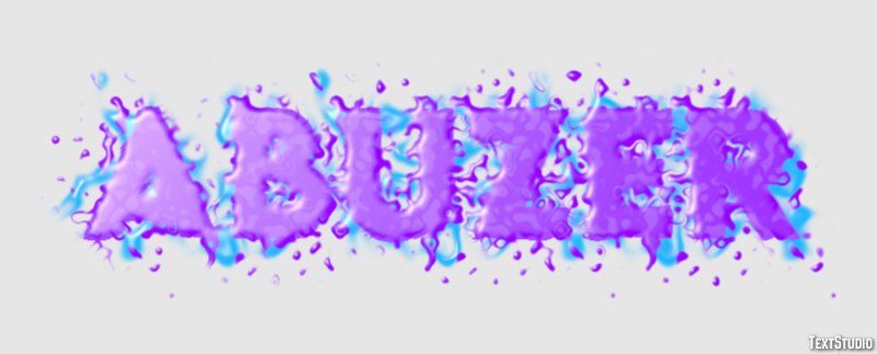 Abuzer Texteffekt