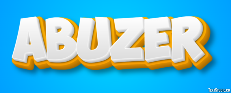 Abuzer Texteffekt