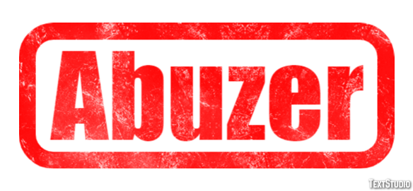 Abuzer Texteffekt