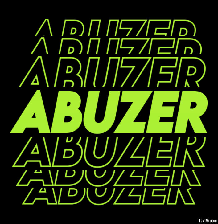 Abuzer Texteffekt